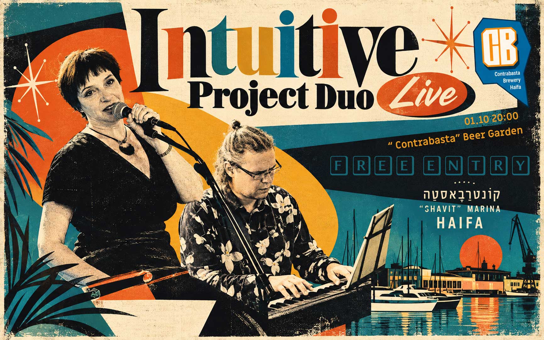 Intuitive Project Duo live @ Contrabasta Beer Garden