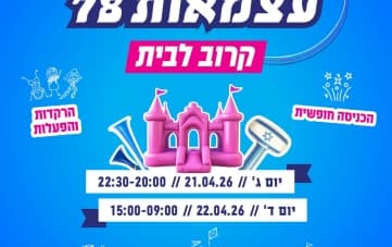 עצמאות קרוב לבית: חוגגים בשכונה