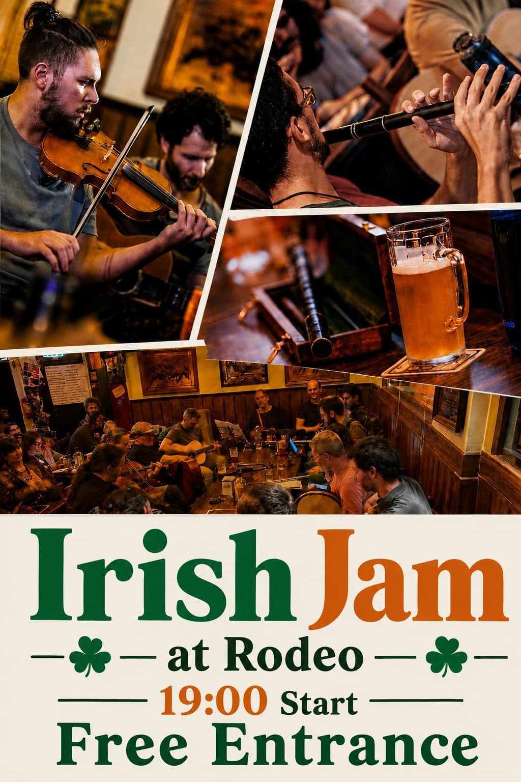 Irish Jam Session at Rodeo (19:00)