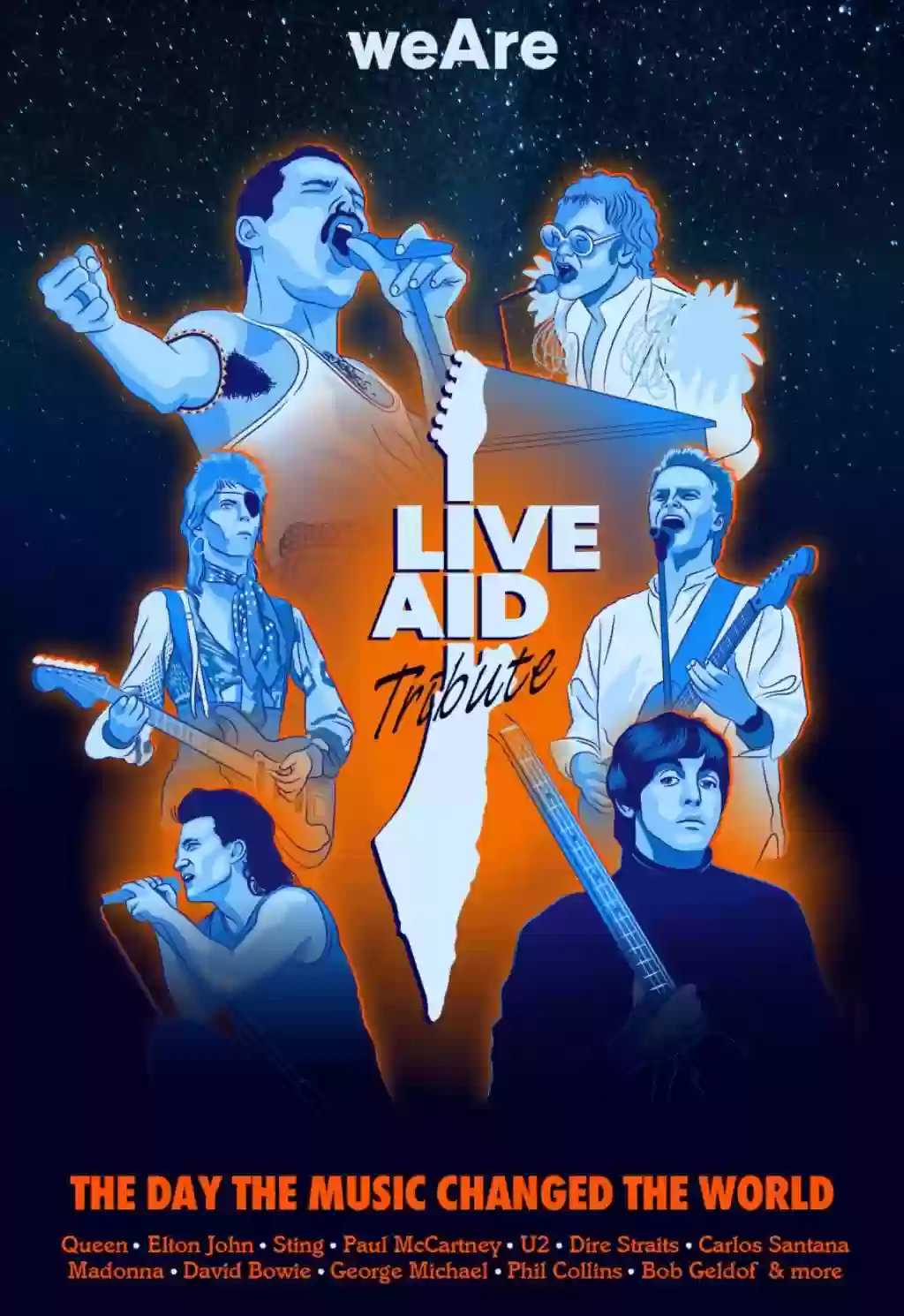 לייב אייד LIVE AID - מופע הענק משנות ה-80