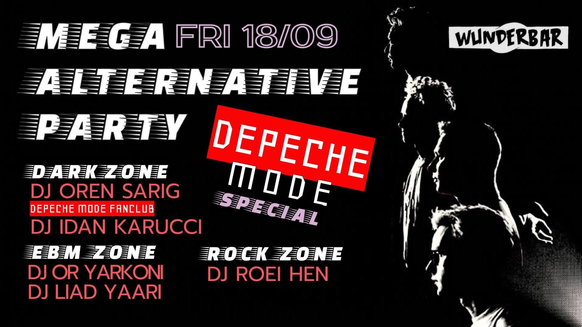 Mega Alternative Party: спешл Depeche Mode (23:00)